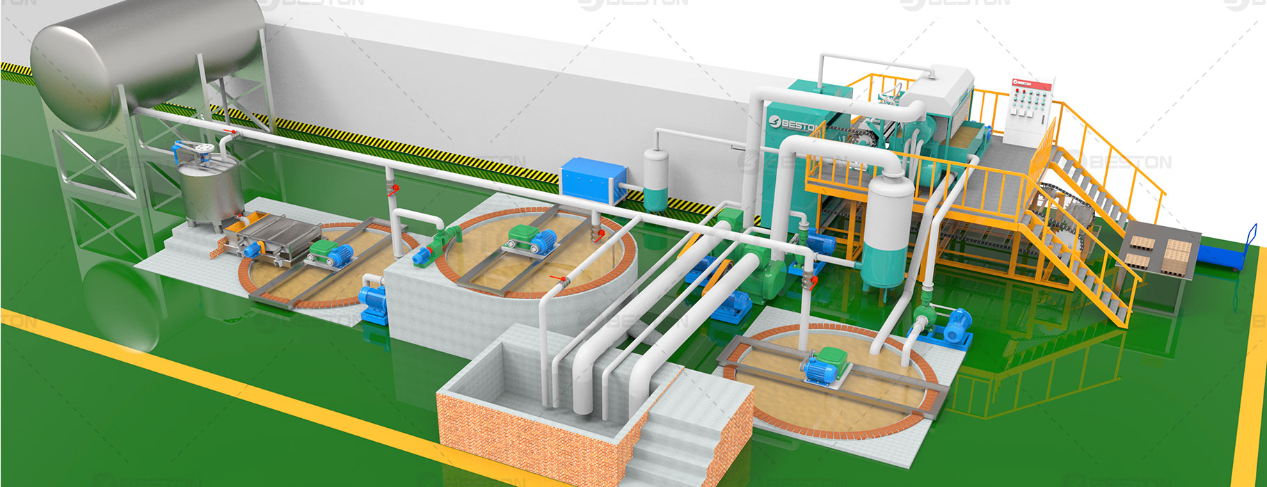 fabricante de máquina para hacer bandejas de huevos - Beston Group