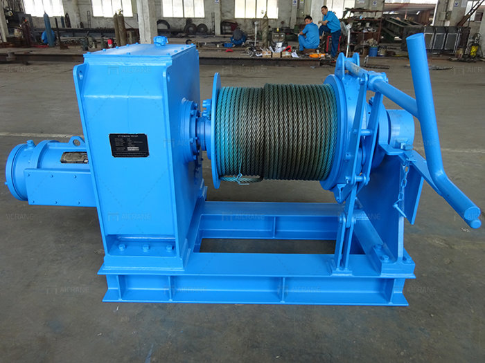 marine electric cable winch