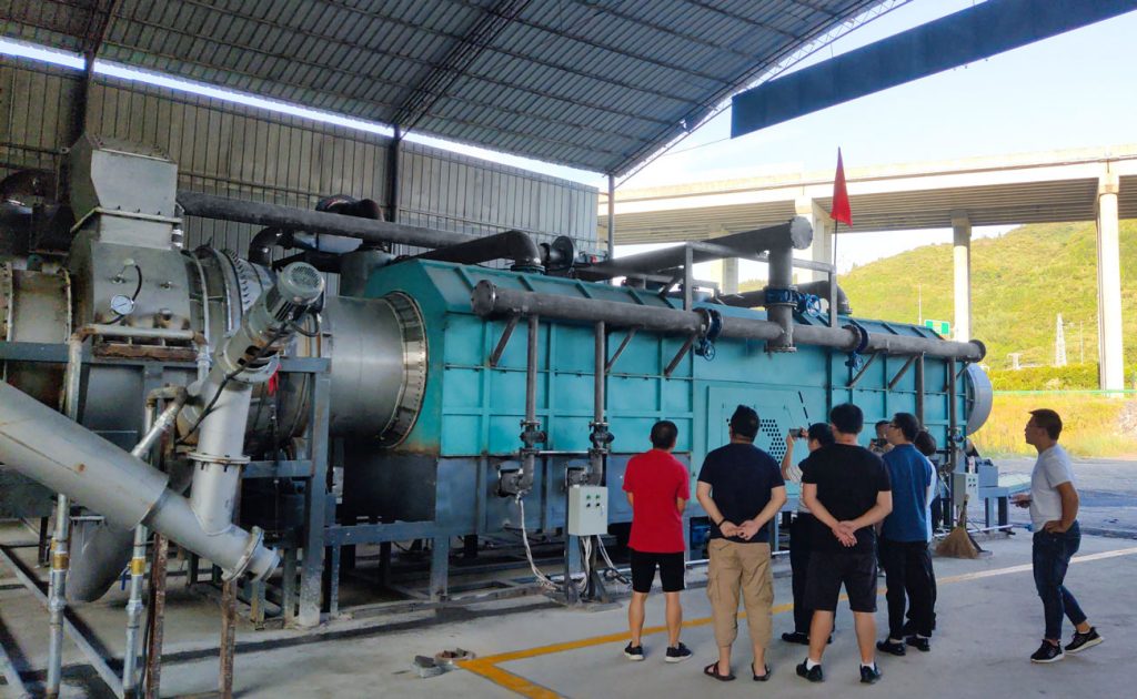 The Production Site of Beston Sewage Sludge Carbonization Plant