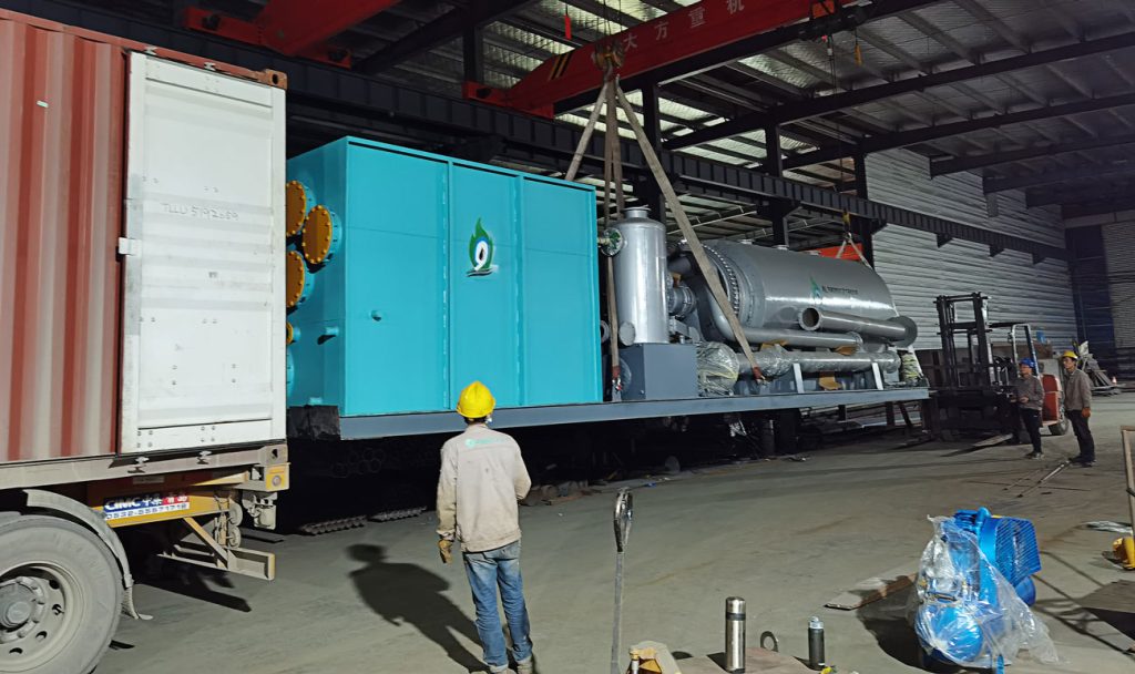 Skid-mounted Beston Oil Sludge Pyrolysis Plant Shipped to Oman in 2021